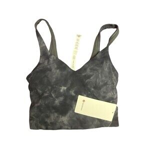 Lululemon Women’s Align Tank Top DDPG Diamond Dye Pitch Gray Size 4 New w/tag